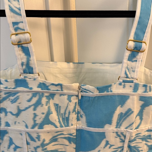 Sabo Maliyah Dress - Floral Blue and White Dress - Picture 7 of 9